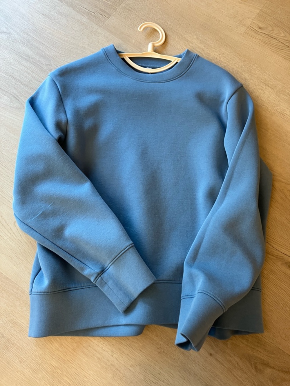 MUJI Grey Blue Cotton Blended Sweater